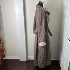 Vintage Nuage Outerwear Longline Trench Jacket size 16